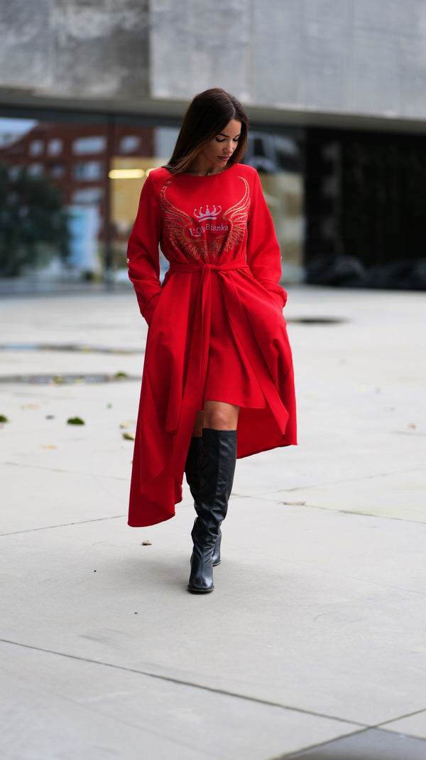 Vestido Wings Queen Red