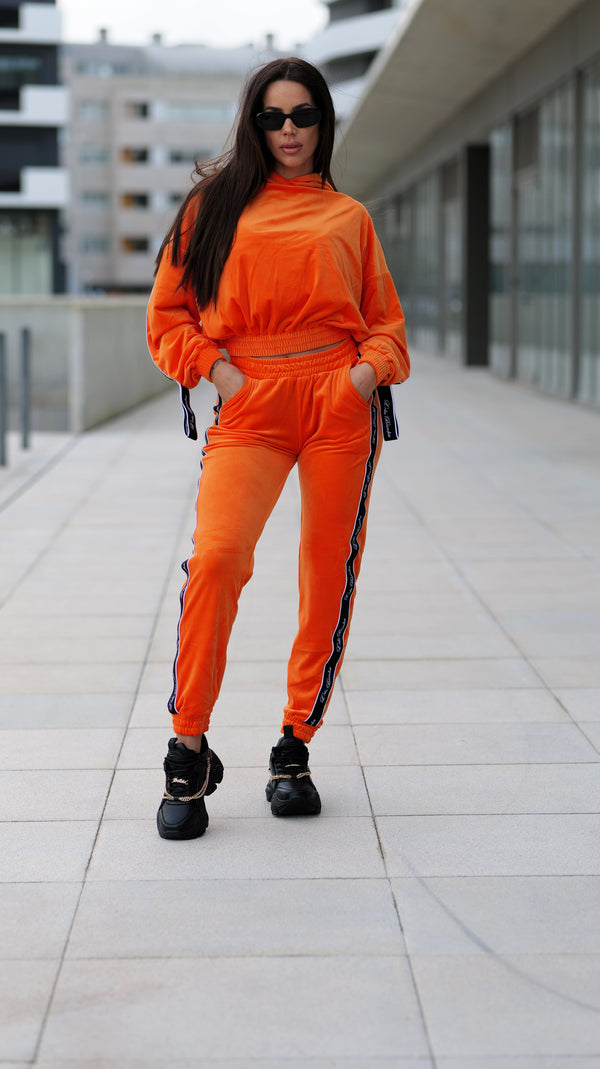 Set Sporty Velvet Orange