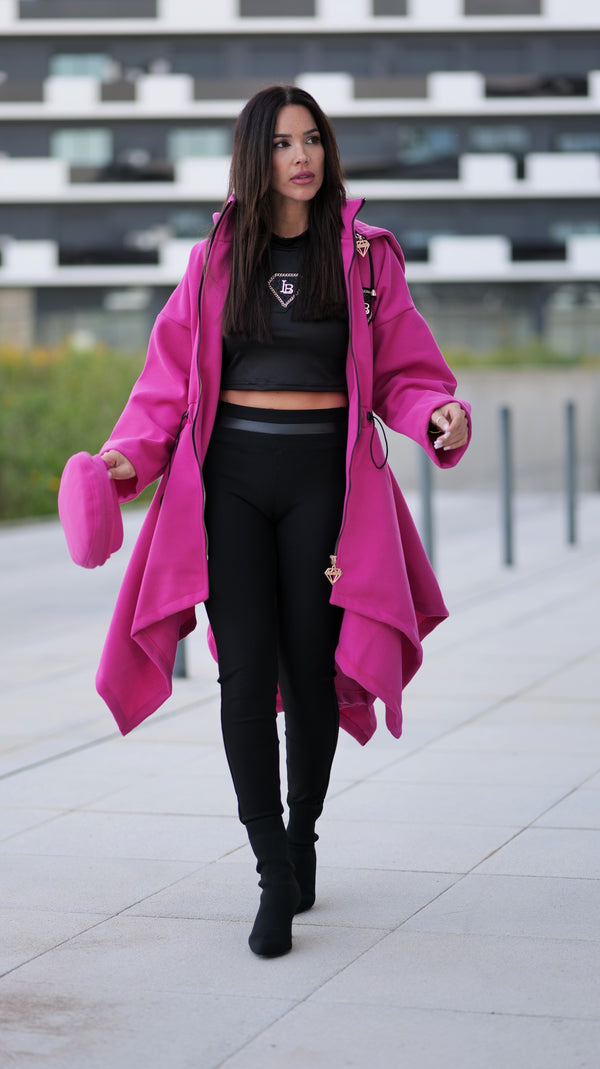 Casaco London Pink + Boina