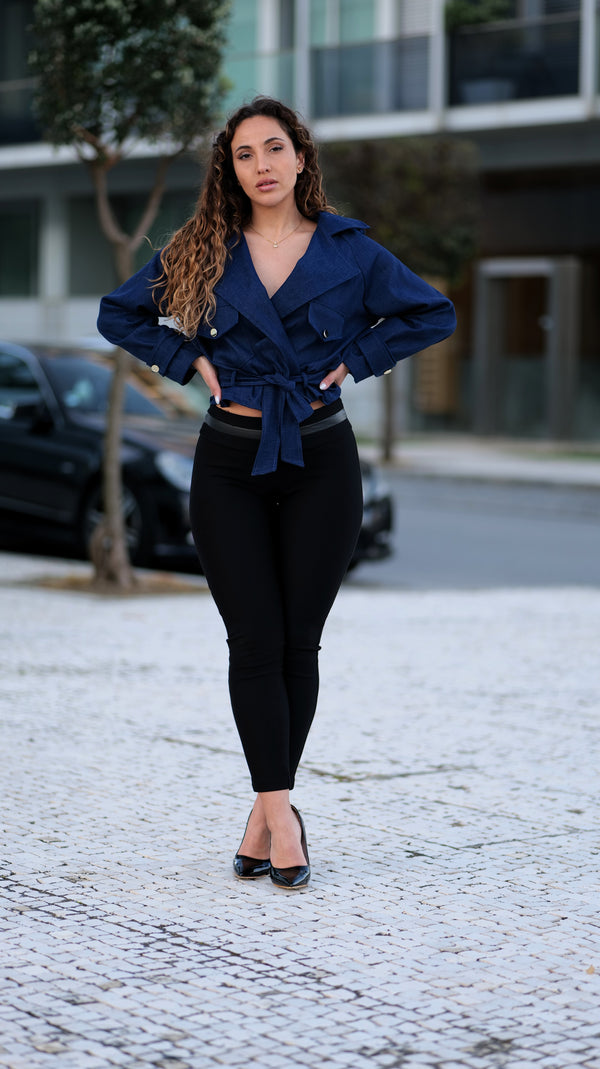 Casaco Denim Diamond LB