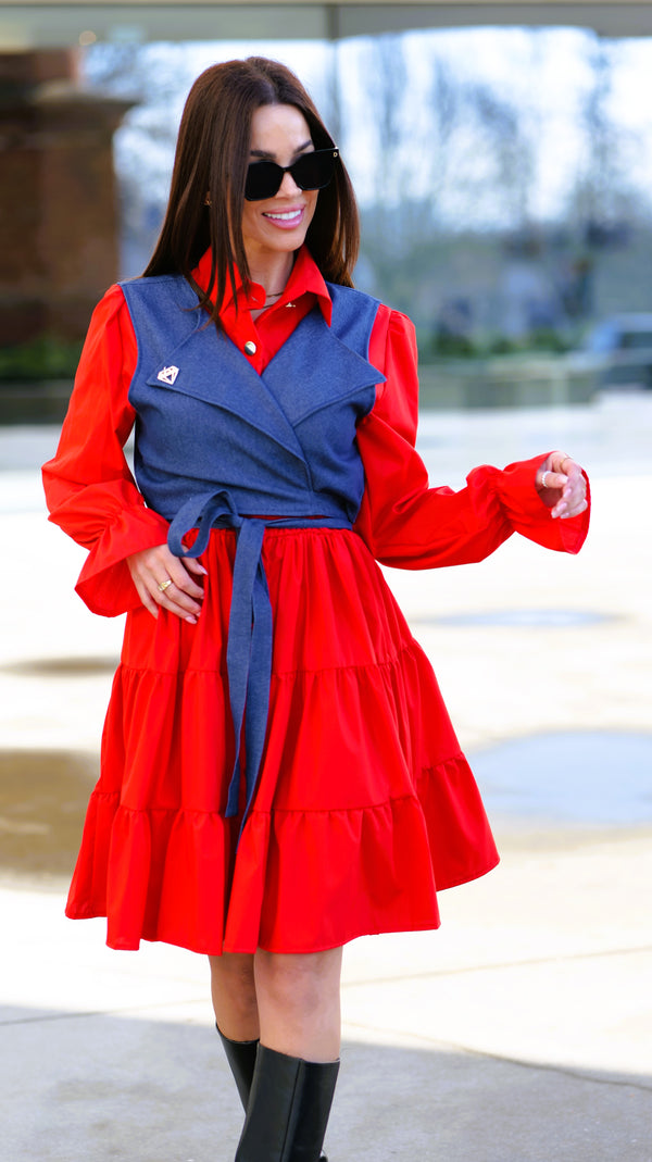 Camiseiro+Colete Vitoria Rojo
